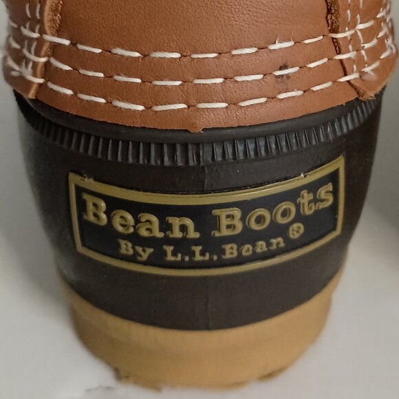 L.L. Bean Women’s Bean Boots Brown Bottom Waterproof Duck Boots Size 6M - Picture 8 of 16